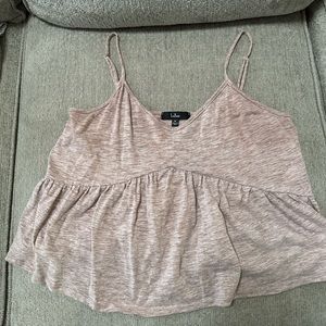 Lulus peplum tank